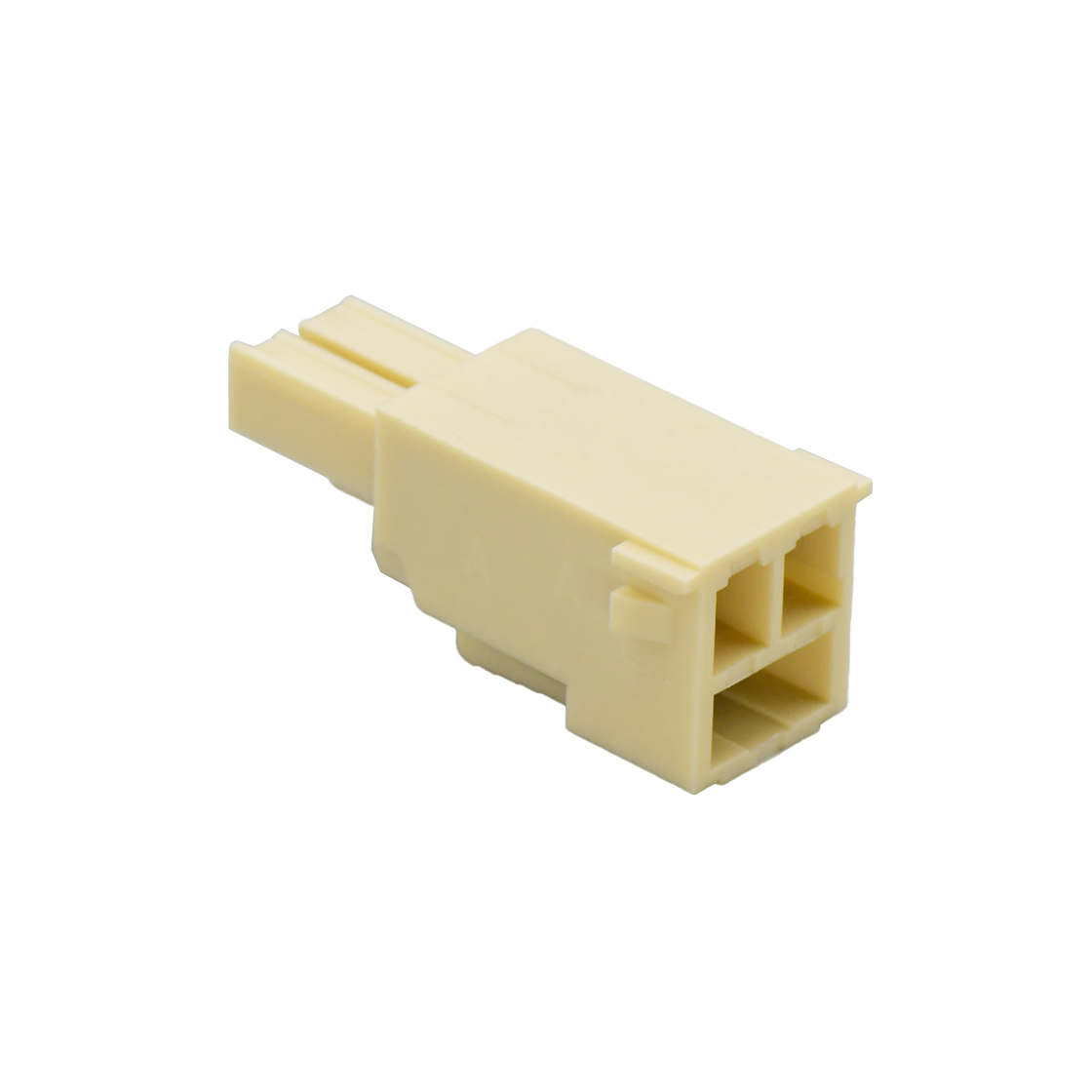 Pitch 3.50mm 180°TPA Type,B KEY 单排 Male Housing 02Pin 本色 PA4T UL94V-0